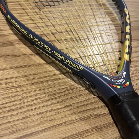E-Force 22" Longstring Racquetball Racquet Chaos Zero Richter Tubes With Case - Picture 6 of 9